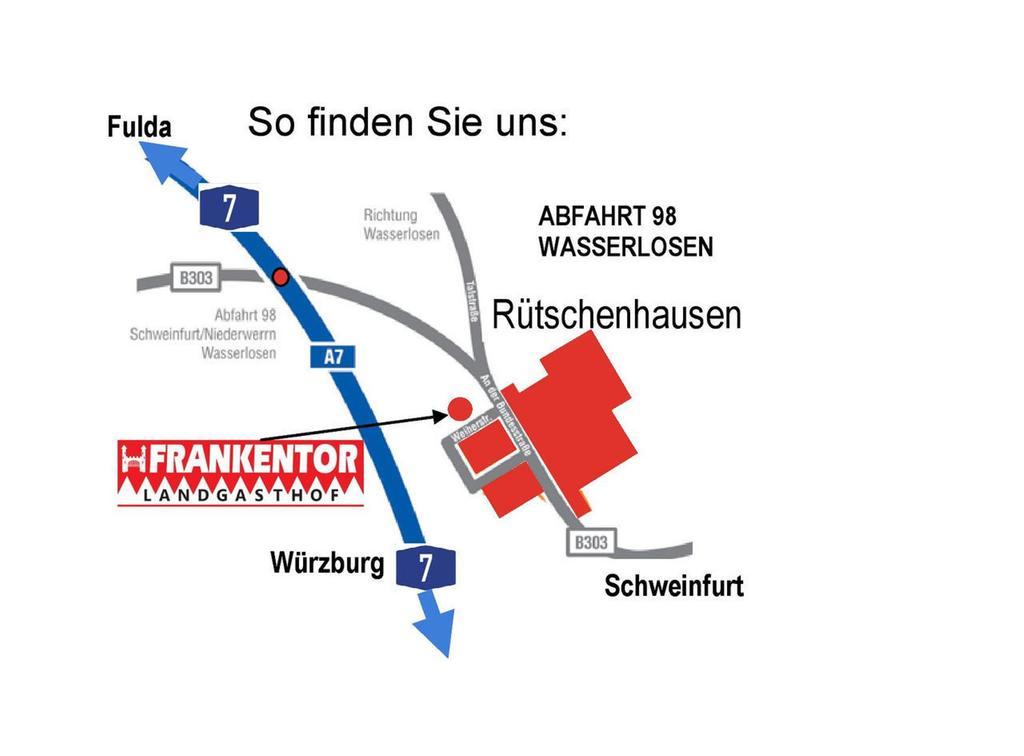 弗兰肯多汽车旅馆 Wasserlosen 外观 照片
